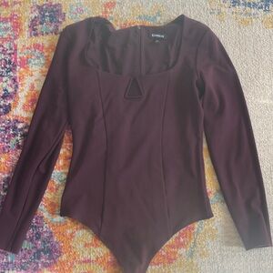 NWOT long sleeve body suit//Express size M